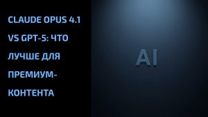 Подробнее о статье Claude Opus 4.1 vs GPT-5: что лучше для премиум-контента
