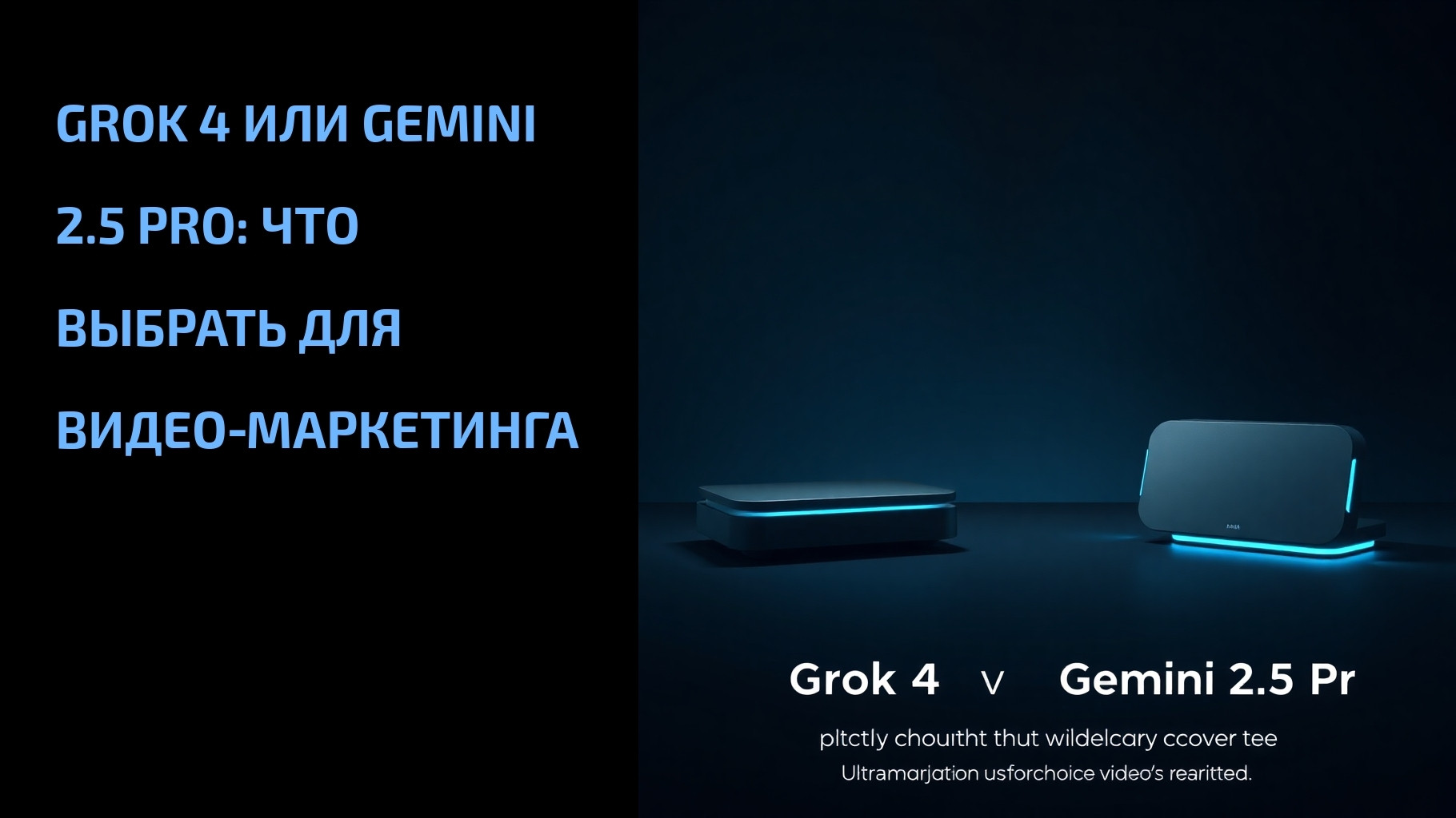 Подробнее о статье Grok 4 или Gemini 2.5 Pro: что выбрать для видео‑маркетинга
