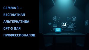 Подробнее о статье Gemma 3 — бесплатная альтернатива GPT-5 для профессионалов