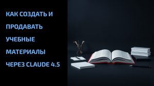 Подробнее о статье Как создать и продавать учебные материалы через Claude 4.5