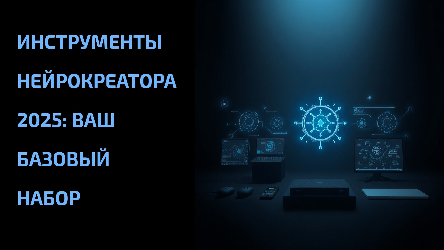Подробнее о статье Инструменты нейрокреатора 2025: ваш базовый набор