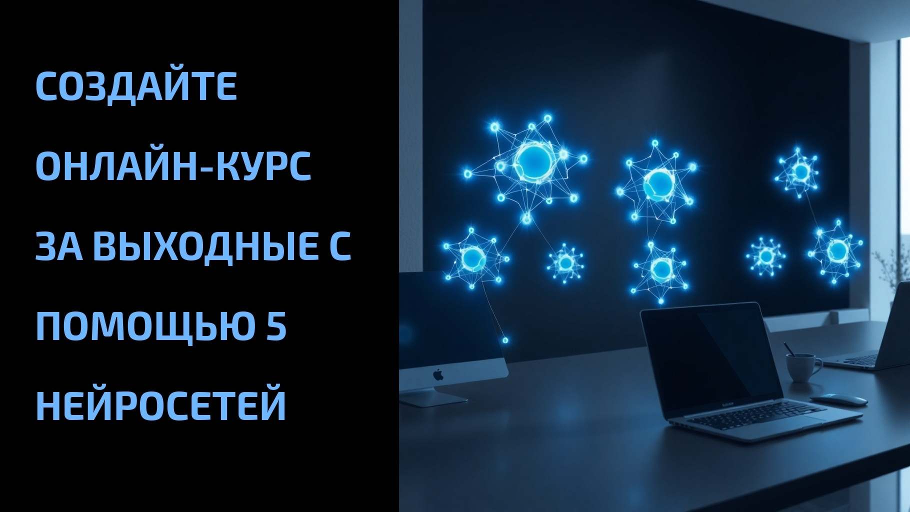 Подробнее о статье Создайте онлайн-курс за выходные с помощью 5 нейросетей