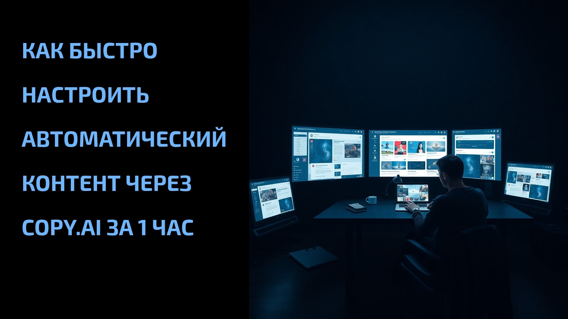 Подробнее о статье Как быстро настроить автоматический контент через Copy.ai за 1 час