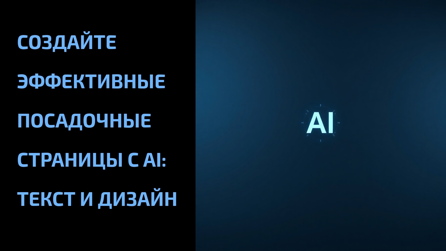 Подробнее о статье Создайте эффективные посадочные страницы с AI: текст и дизайн