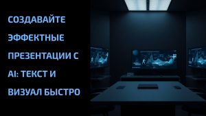 Подробнее о статье Создавайте эффектные презентации с AI: текст и визуал быстро