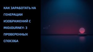 Подробнее о статье Как заработать на генерации изображений с Midjourney: 3 проверенных способа