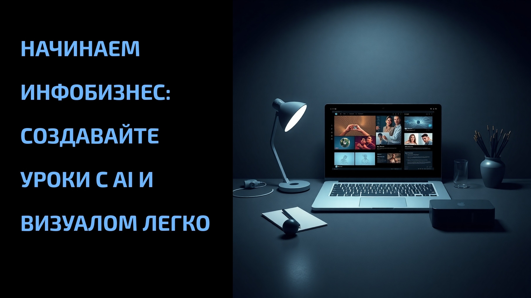 Вы сейчас просматриваете Начинаем инфобизнес: создавайте уроки с AI и визуалом легко